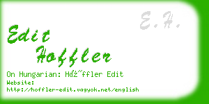 edit hoffler business card